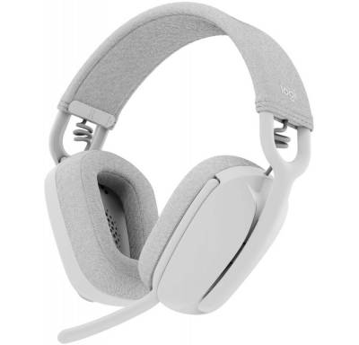 Logitech Zone Vibe 100 - Headset - off white Over-Ear-Kopfhörer von Logitech