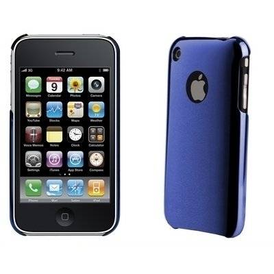 Logotrans Eternity Series Backcover blau und Displayschutzfolie für Apple iPhone 3G / 3Gs von Logotrans
