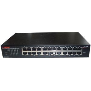 Longshine LCS-GS8424 - gemanaged - Gigabit Ethernet (10/100/1000) - IEEE 802.1D - IEEE 802.1Q - IEEE 802.1ab - IEEE 802.1p - IEEE 802.1w - IEEE 802.3 - IEEE 802.3ab - IEEE 802 - HTTPS - SSL/TLS - IGMPv1/v2 - IGMPv3 - IGMP v2/v3 - IPv6 - LLDP - SNTP (LCS-GS8424) von Longshine