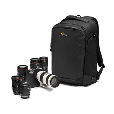 Lowepro Flipside BP 400 AW III Kamerarucksack für spiegellose/DSLR-Kameras - rückwärtiger und seitlicher Zugang - Fachteiler anpassbar - für spiegellose Kameras wie Sony α7 - LP37352-PWW, black von Lowepro