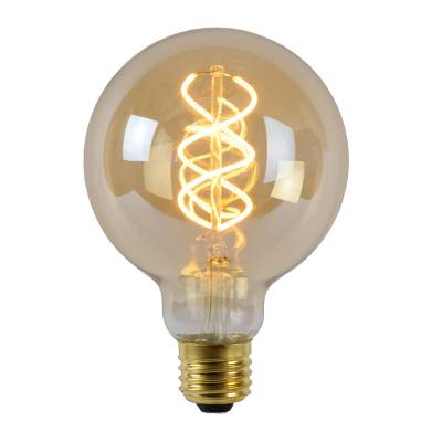 LED-Lampe E27 Globe 4W 2.200K amber Sensor von Lucide