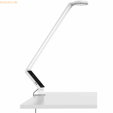 Luctra Tischleuchte Luctra table pro 2 radial clamp 9,45 W rund weiß von Luctra