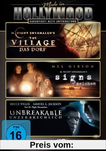 The Village - Das Dorf / Signs - Zeichen / Unbreakable - Unzerbrechlich [3 DVDs] von M. Night Shyamalan