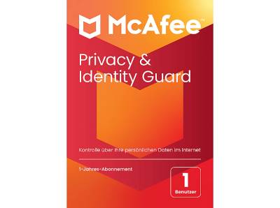 MCAFEE PRIVACY & IDENTITY GUARD, 1 Jahr, Benutzer, Code in einer Box - [PC] von MCAFEE