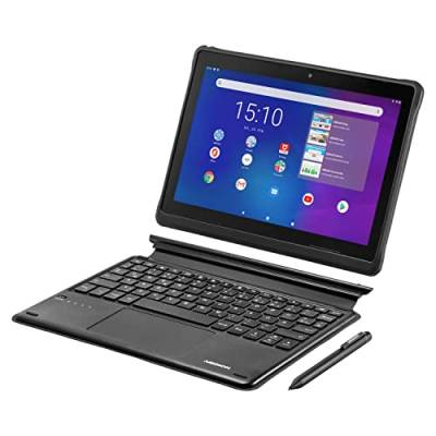 MEDION P10912 25,5 cm (10 Zoll) Full HD Education Tablet inklusive Tastatur (LTE, Android 11, Octa Core Prozessor, 64GB Speicher, 4GB RAM, aktiver Stift) von MEDION