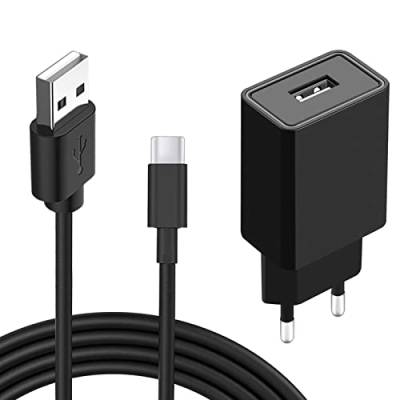 MEROM 5 V 2 Netzteil USB C mit Stecker kompatibel mit iPhone,Huawei,Samsung Galaxy,Babyphone,JBL Charge-5,LG,Blackview,E-Reader,Tablet Kinder,Spielzeug,TV Box,Sicherheitskamera Universal Ladegerät von MEROM