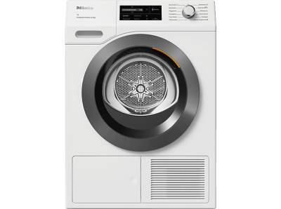 MIELE TCL790WP EcoSpeed&Steam&9kg Wärmepumpentrockner T1 Chrome Edition (9 kg, A+++, Lotosweiß) von MIELE