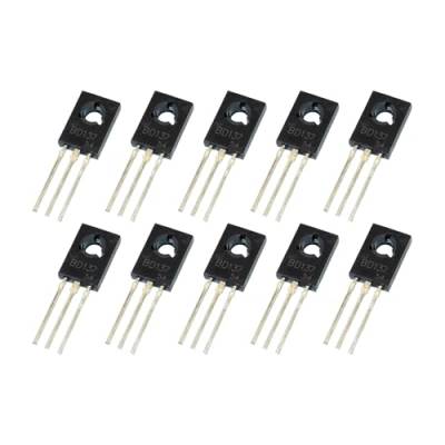 Set mit 10 Transistoren NPN BD137, 60 V, 1,5 A von MMMO