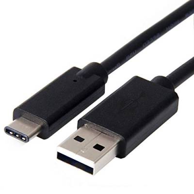 MOELECTRONIX USB 3.1 Typ C Kabel passend für Cubot P60 | PC Computer Type C Datenkabel Ladekabel |USB-C Schwarz von MOELECTRONIX
