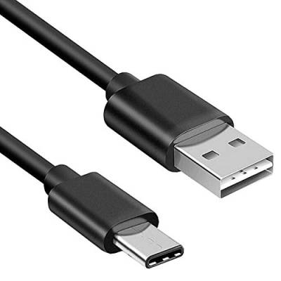 MOELECTRONIX USB 3.1 Typ C Kabel passend für oukitel WP5 Pro | mit langem Anschluss PC Computer Type C Datenkabel Ladekabel |USB-C Schwarz von MOELECTRONIX