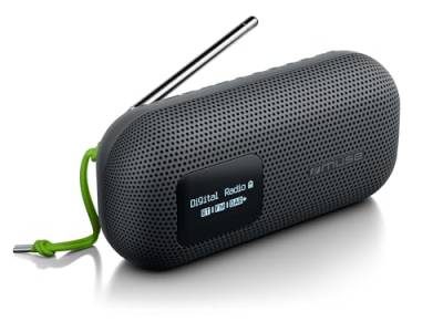 MUSE M-760 DBT Bluetooth Lautsprecher mit DAB und FM Radio, Auto Pairing (NFC), Akkubetrieben, USB-C von MUSE