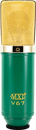MXL V67G Large Capsule Condenser Mikrofon, grün / gold von MXL