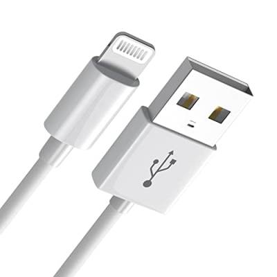 Ladekabel [C94] für Apple 1M, iPhone Ladegerät zugelassen für Apple, USB auf Lightning Kabel für iPhone 14/13/12/11/11Pro/11Max/ X/XS/XR/XS von Magnet