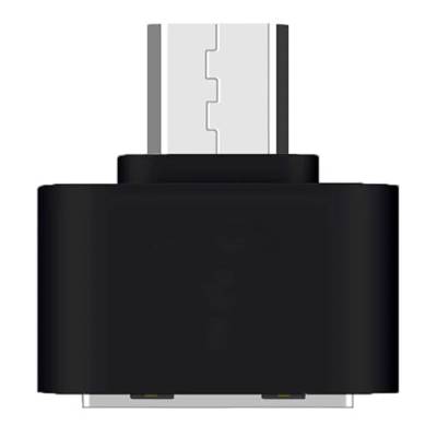 Magnet, Adapter Micro auf USB-A, OTG-Adapter, Micro auf USB-A, kompatibel mit Tablet, Smartphones mit Micro-USB und Peripheriegeräten (schwarz) von Magnet