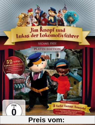Augsburger Puppenkiste - Jim Knopf und Lukas der Lokomotivführer (+ Blu-ray) (Platin Edition) [2 DVDs] von Manfred Jenning