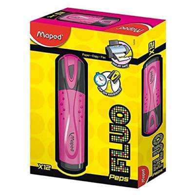 Maped WIGO - Fluo Pep'S Classic Textmarker Rosa von Maped