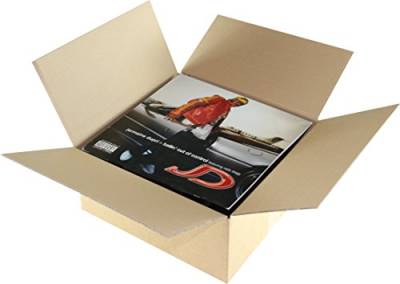 10 St. 12 Zoll LP Versandkartons für 1 bis 40 Vinyl Schallplatten Faltkartons 330x330x150 mm Paket von Mari-Medienverpackungen