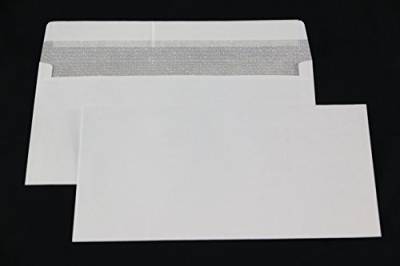 1000 Stück Kompaktbrief Briefumschläge weiß Haftklebung 125x235 mm HK ohne Fenster von Mari-Medienverpackungen