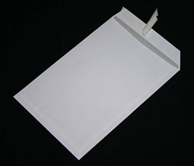 500 Stück Versandtaschen Briefumschläge C4 A4 weiß haftklebend ohne Fenster 229x324 mm HK von Mari-Medienverpackungen