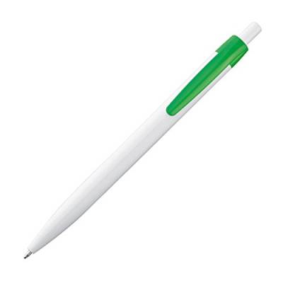 50x Kugelschreiber / Clipfarbe: grün von Markenlos