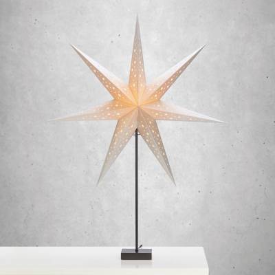 Stand-Stern Solvalla, Höhe 100 cm, silber von Markslöjd