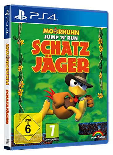 Moorhuhn - Jump n Run - Schatzjäger Abenteuer - für PlayStation 4 von Markt + Technik