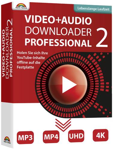 Markt & Technik Video und Audio Downloader Pro 2 Windows Multimedia-Software von Markt & Technik