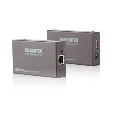 HDMI Extender LAN - Marmitek MegaView 90 - CAT 5e/6 Kabel oder Netzwerk (IP/LAN) - 1080p - 120m - Zusätzliche Empfänger Möglich - HDMI Extender Über Vorhandenes Netzwerk - Plug & Play von Marmitek