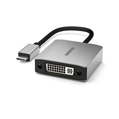 MarmitekUSB C auf DVI Adapter Kabel - Marmitek UD23 - Thunderbolt 3 verbinden zu DVI - Schließen Sie Ihren Mac oder Laptop an einen Alten Bildschirm oder Projektor an - USBC Wandler von Marmitek