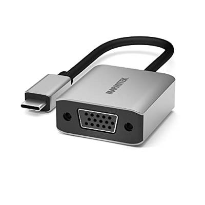 USB C auf VGA Adapter Kabel - Marmitek UV21 - Thunderbolt 3 verbinden zu VGA Anschluß - Schließen Sie Ihren Mac oder Laptop an einen Alten Bildschirm oder Projektor an (Besprechungsräumen) - USBC von Marmitek