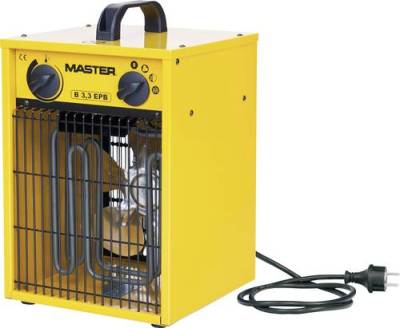 Master Klimatechnik B-3IT Bauheizer 1650 W, 3300W Gelb, Schwarz von Master Klimatechnik