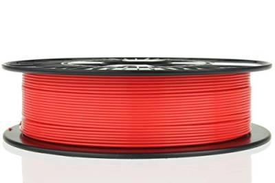 Material4Print - PETG Filament Ø 1,75mm 750g Rolle - Premium-Qualität für 3D Drucker (Leuchtrot) von Material 4 Print