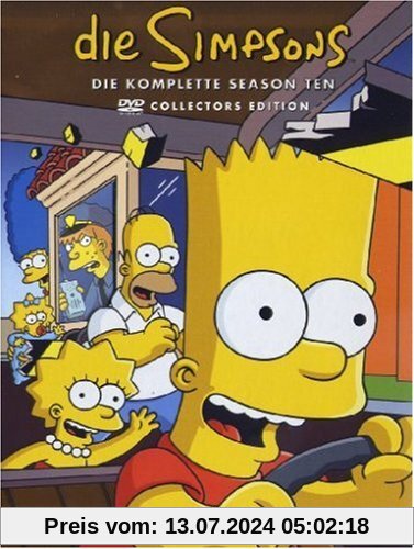 Die Simpsons - Die komplette Season 10 (Collector's Edition, 4 DVDs) von Matt Groening