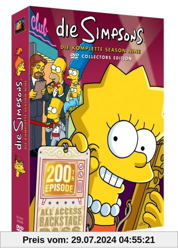 Die Simpsons  - Die komplette Season 9 (Collector's Edition, 4 DVDs) von Matt Groening