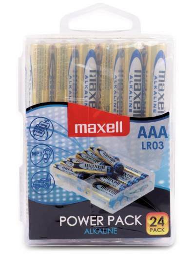 MAXELL Micro-Batterie Alkaline, AAA, LR03, 24 Stück von Maxell