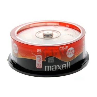 Maxell CD-R 80 52x Audio 25er Cakebox von Maxell