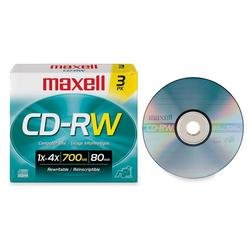 Maxell CD-RW-Medien – 650 MB – 120 mm Standard von Maxell