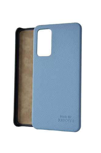 Made for Xiaomi Back Case, Echtleder Schutzhülle, Handyhülle für Redmi Note 11 Pro & Redmi Note 11 Pro 5G, Handgefertigt in Europa - Blau von Maxfield