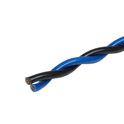 Lautsprecherkabel verdrillt 1m, 16GA (1,5mm²), blau/blau-schwarz | 4,99€/m von Maxxcount
