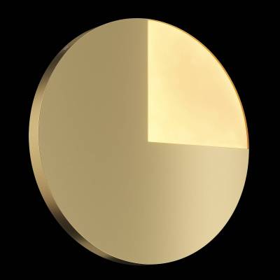 Maytoni Jupiter LED-Wandlampe, gold, Ø 44,8cm von Maytoni