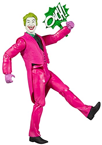 McFarlane Retro Actionfigur Batman 66 The Joker 15cm, 15032, Mehrfarbig von McFarlane