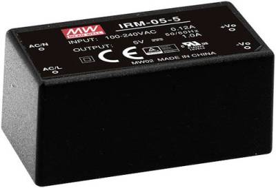 Mean Well IRM-05-24 AC/DC-Printnetzteil 24 V/DC 0.23A 5.5W von Mean Well