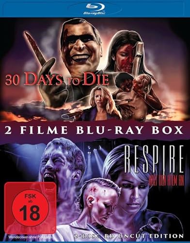 30 DAYS TO DIE + RESPIRE - 2 Disc BD Uncut Horror Box [Blu-ray] von Mediacs (Tonpool medien)