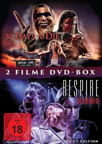 30 DAYS TO DIE + RESPIRE - 2 Disc DVD Uncut Horror Box von Mediacs (Tonpool medien)