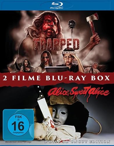 ALICE, SWEET ALICE + TRAPPED - Kein Entkommen - 2 Disc BD Uncut Horror Box [Blu-ray] von Mediacs (Tonpool medien)