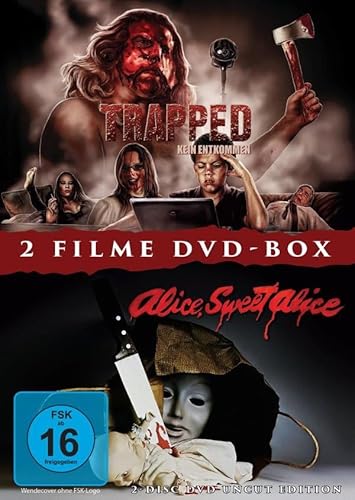 ALICE, SWEET ALICE + TRAPPED - Kein Entkommen - 2 Disc DVD Uncut Horror Box von Mediacs (Tonpool medien)