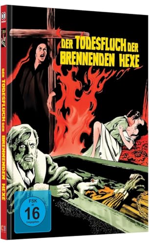 DER TODESFLUCH DER BRENNENDEN HEXE - Mediabook - COVER A - limitiert auf 333 Stück (Blu-ray+DVD) von Mediacs (Tonpool medien)