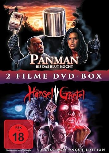 PANMAN - Bis das Blut kocht + HÄNSEL V GRETEL - Hexenjäger - 2 Disc DVD Uncut Horror Box von Mediacs (Tonpool medien)