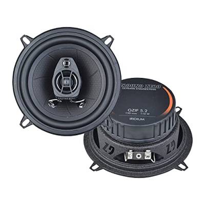 Mediadox Ground Zero GZIF 5.2 Front 13cm/130mm 2-Wege Koax Auto Lautsprecher/Boxen/Speaker kompatibel mit Suzuki Jimny 2 ab 2018 von Mediadox
