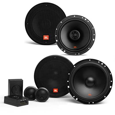Mediadox J B L Front/Heck 16,5cm/165mm Auto Lautsprecher/Boxen/Speaker Komplett-Set kompatibel für SsangYong von Mediadox